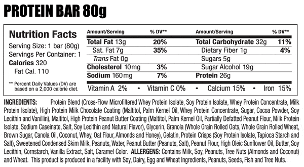 with recipe protein protein  bar â€“ Supplements Protein information  check   nutritional Protein facts nutrition bars